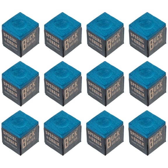MOKKHNB Professional Blue Pool Chalk, Even Surface, Reduces Errors, 36Pcs