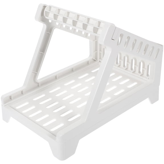 MOKKHNB Professional Plastic Shipping Label Stand White for Printer Supply Organizer