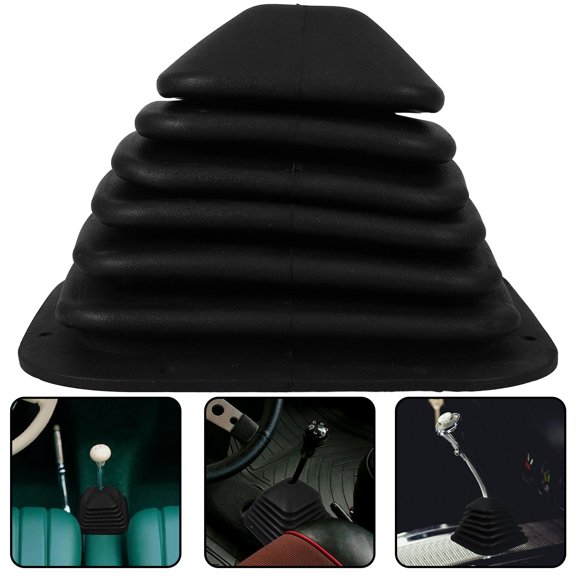 MOKKHNB Protective Black Shift Boot Cover for Automatic and Manual Car Shift Levers
