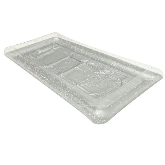 MOKKHNB Reusable Inflatable Cooler Tray with Large Capacity Clear Lightweight Food Serving Bar