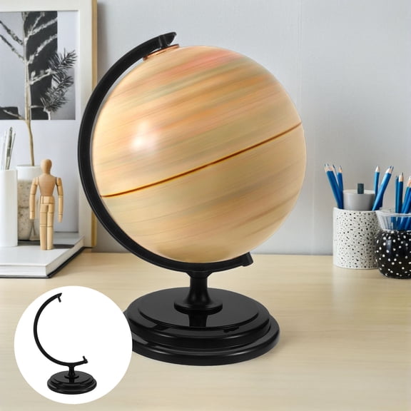 MOKKHNB Black Terrestrial Globe Base Enhancing Globe Stability and Viewing for Education and Office