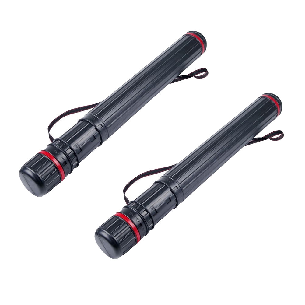 MOKKHNB 2Pcs Adjustable Telescopic Design Arrow Storage Tube for Hunting Accessories Black PP