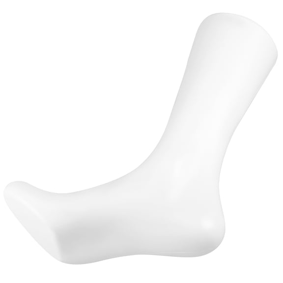 MOKKHNB Sock Foot Model White Fake Feet Display Stand for Retail Stores and Photo Shoots