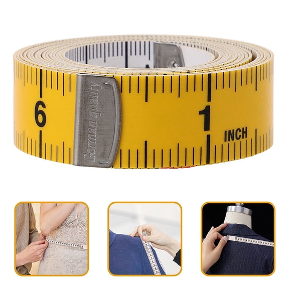 MOKKHNB Flexible Soft Measuring Tape with Dual Scale for Body, Waist, Height, Sewing, Tailoring, and Craft Measurements