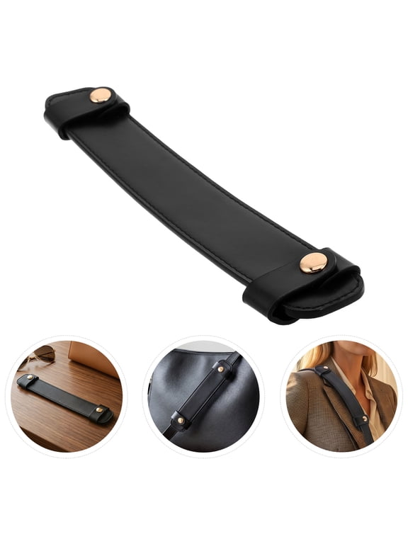 Soft Padded Shoulder Strap Pad for Tote Bag Black Comfortable Non Slip Bag Accessory Cushion