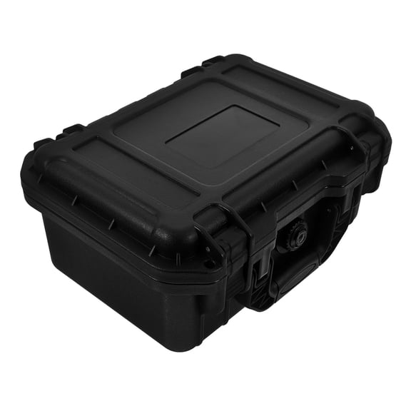 MOKKHNB Black PP Tool Box - Durable Waterproof Storage for Home and Travel