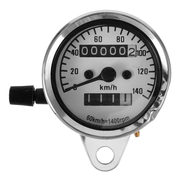 MOKKHNB Motorbike Speedometer Plated Silver Digital Odometer Gauge Replacement for Accurate Mileage Measurement