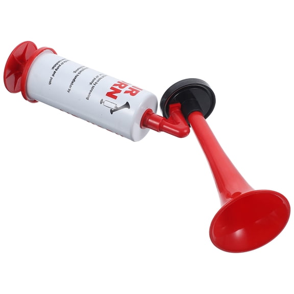 MOKKHNB Red Handheld Air Horn for Cheering, Boat Signaling, Attention Grabbing, ABS Material, 1 Set