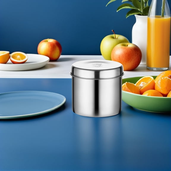 MOKKHNB Stainless Container with Lid Airtight Sample Boxes Food Sample Storage 1Set for General Users