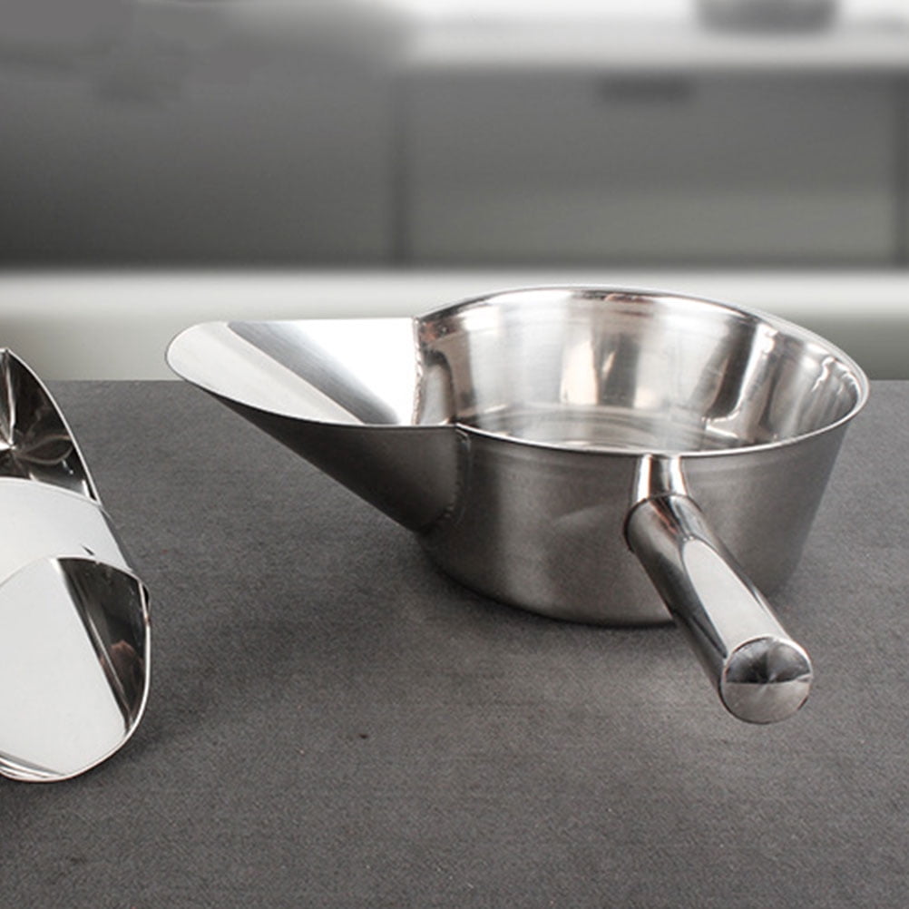 MOKKHNB Stainless Steel Duckbill Shovel Plated Silver for Home Use ...