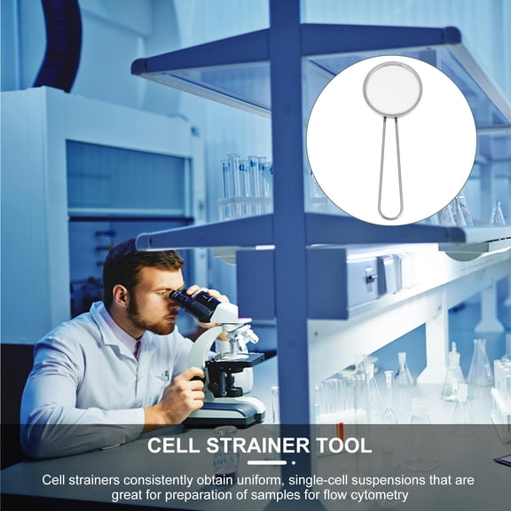 MOKKHNB Standard Stainless Steel Cell Strainer for Laboratory Tissue Processing and Cell Counting