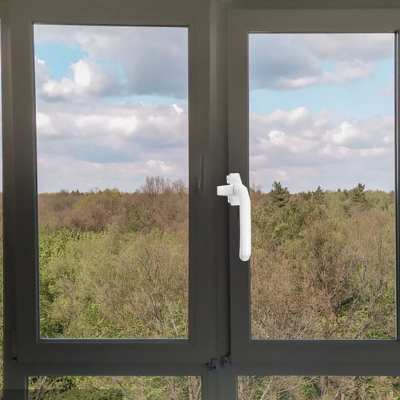 MOKKHNB Sturdy White Aluminum Alloy Window Crank Handle for Home Use Right Hand Casement Operator
