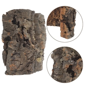 MOKKHNB Reptile Terrarium Tree Bark Hideout with Natural Porous Wood Texture for Climbing, Shedding, and Habitat Enrichment
