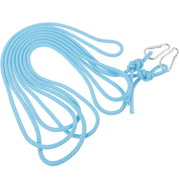 MOKKHNB Travel Clothesline Rope Outdoor Blue Polyester Thick Windproof for Convenient Drying