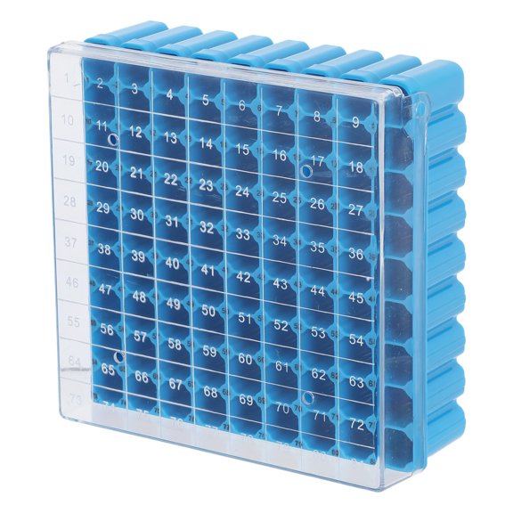 MOKKHNB Ultra Low Temperature Resistant Cryogenic Vial Holder Box for Lab Freezer Storage Applications