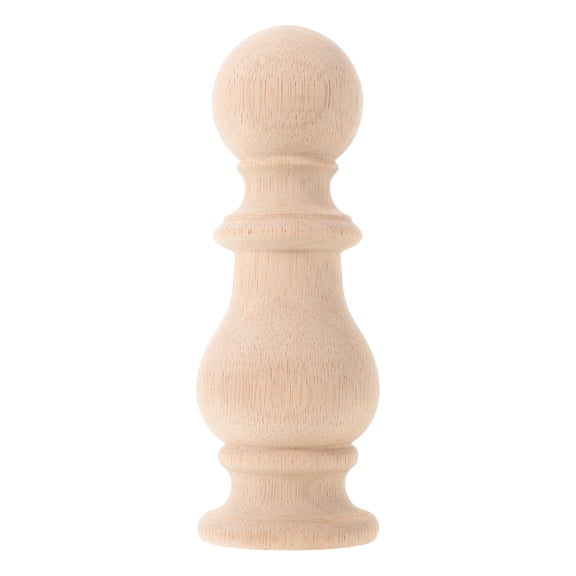 MOKKHNB Beige Wood Decorative Finials for Home Staircase, Bed Posts, Curtain Rods and Woodworking Projects