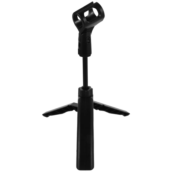 MOKKHNB Portable Foldable Desktop Microphone Stand with Adjustable Height and Angle for Studio and Home Use