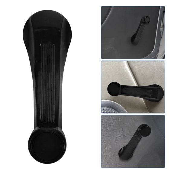 MOKKHNB Universal Black Plastic Car Window Crank Handle Manual Replacement Part Compatible with Multiple Models, Easy to Install