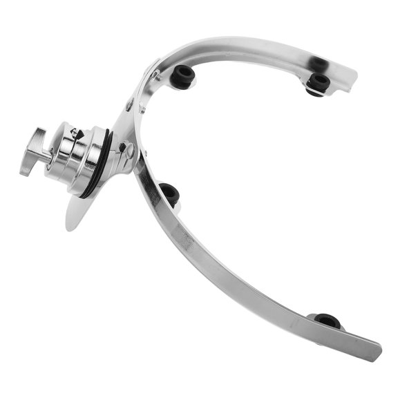 MOKKHNB Heavy-Duty Metal Tom Drum Mount with Reinforced Screw Base for Professional Studio and Stage Performance