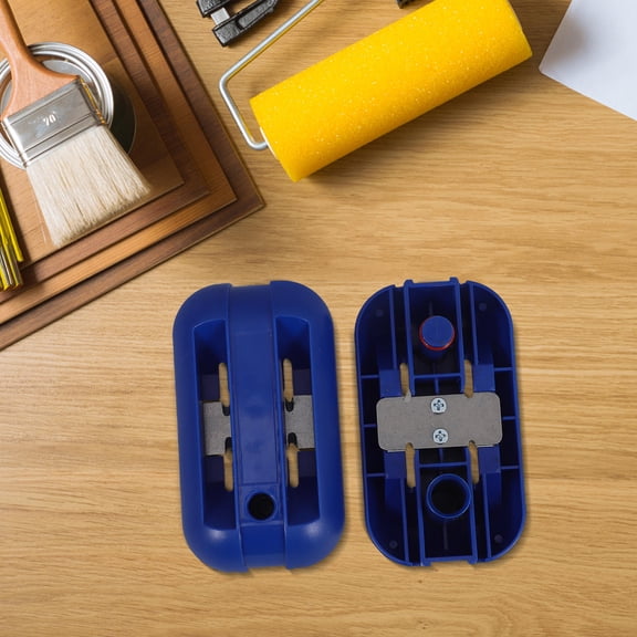 MOKKHNB Versatile Blue Woodworking Edge Trimming Machine with Precision Flat Head Design
