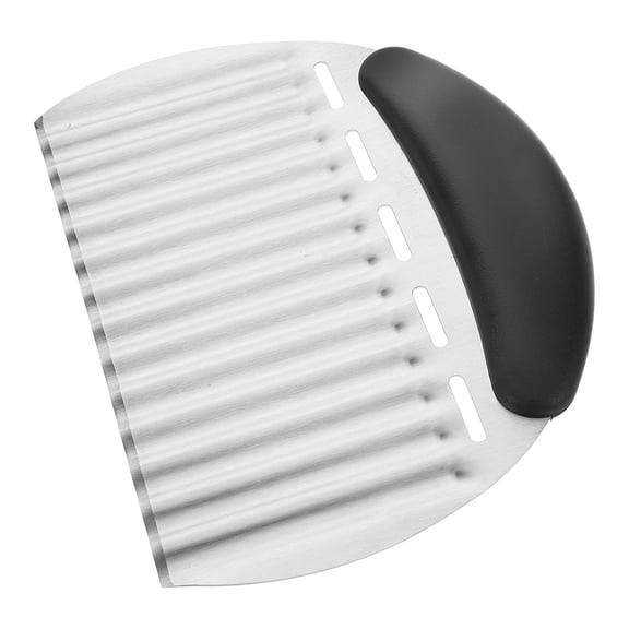MOKKHNB Waffle Fry Cutter and Vegetable Slicer with Stainless Steel Crinkle Blade for Kitchen