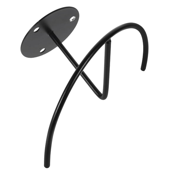 MOKKHNB Black Metal Wire Wall-Mounted Baseball Hat Rack Holder for Caps Storage and Display Organizer