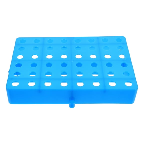 MOKKHNB Warehouse Storage Blue Plastic Pallet with Elevated Waterproof Perforated Floor Rack Design