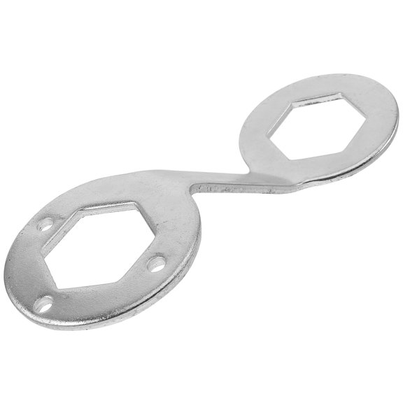 MOKKHNB Washing Machine Repair Spanner Wrench Plated Silver with Reducer Nut for Noise and Vibration Protection