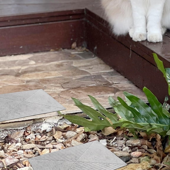 MOKKHNB White Concrete Paver Mold for Garden Pathway Stepping Stones with Smooth Single Pour Design
