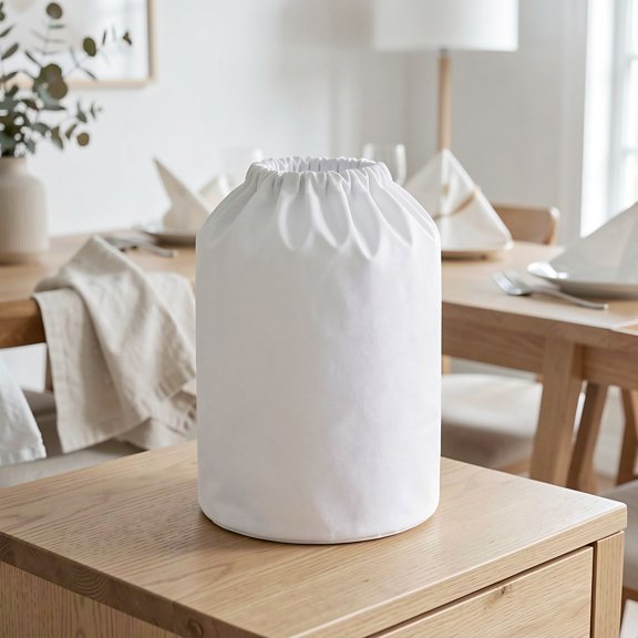 MOKKHNB White Elastic Water Cooler Jug Cover Dustproof Oxford Fabric Sleeve for Water Storage