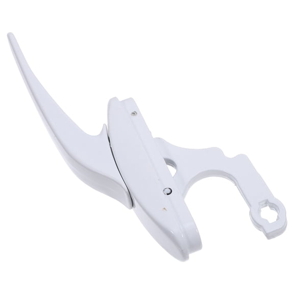 MOKKHNB White Universal Window Latch and Handle for Casement Windows with Sliding Lock Feature