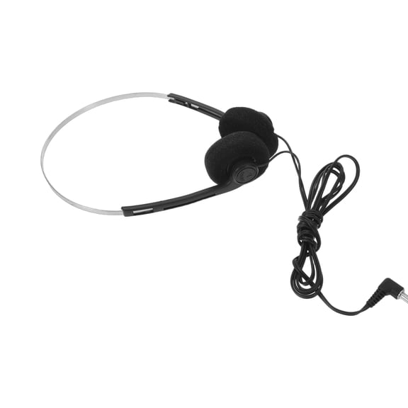 MOKKHNB Wired Over Ear Headphones Black Vintage Style with Clear Audio for Studio and Music Use