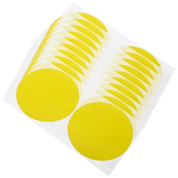 MOKKHNB Yellow Small Dot Stickers Adhesive Circle Labels for Versatile Decoration Use
