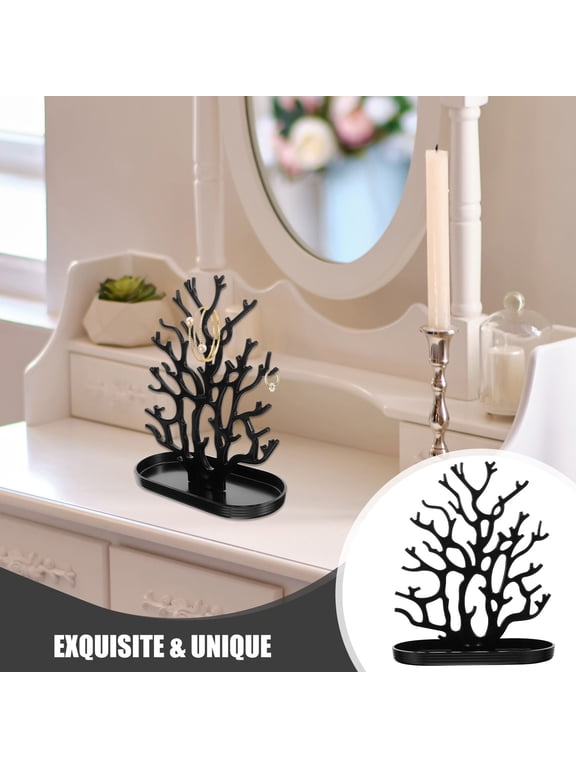 Earring Holder Tree Black Jewelry Display Stand for Organizing