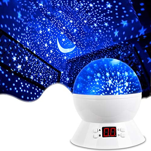 Multicolor LED Dome Night Light Projector for Kids