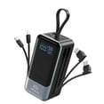 MOKiN 65W Power Bank Builtin USB C & iOS 4Output PD3.0 Fast Charging