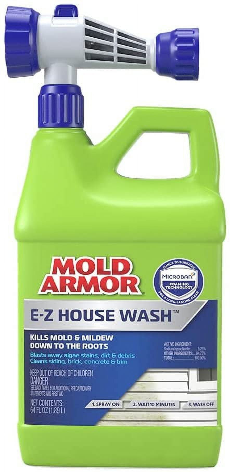 MOLD ARMOR 64 oz. EZ House Wash Brick, Concrete, Trim & Siding