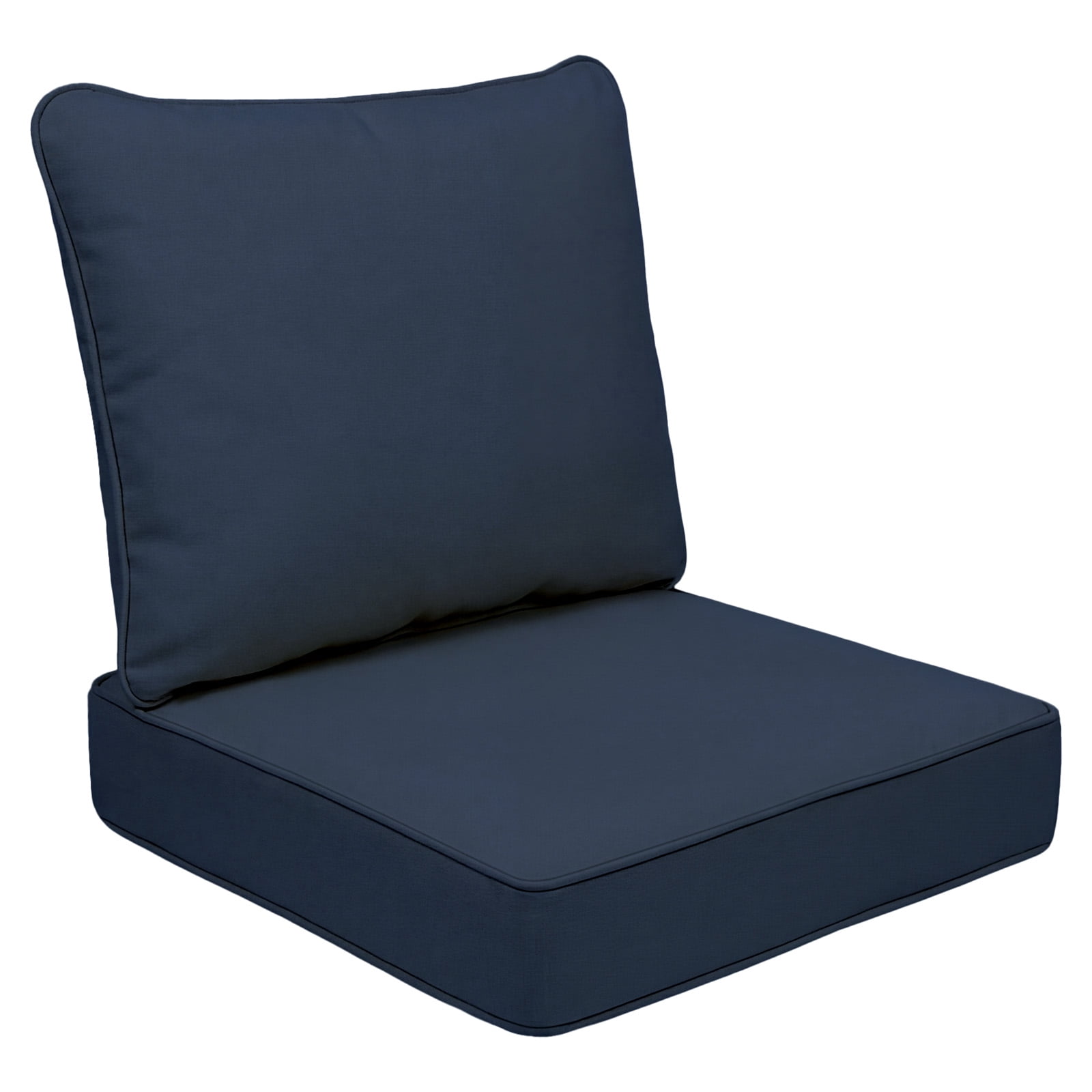 MOLIBYME Outdoor Deep Seat Cushion Set, Patio Furniture Cushions with Removable Cover Deep Seat and Back Cushion for Chair Sofa Couch