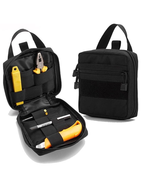 MOLLE Admin Pouch Belt EDC Tool Organizer Zippered Utility Small Waist Pack