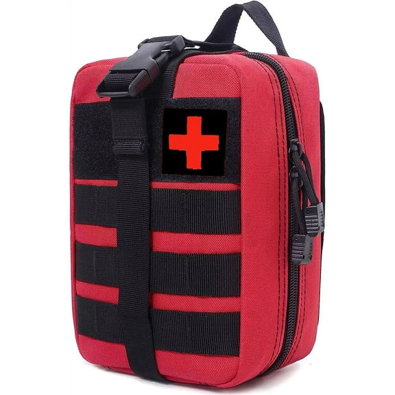 MOLLE Medical Pouch EMT First Aid Pouch Rip-Away IFAK Utility Pouch for Outdoor Activities Medical Supplies (Bag Only)