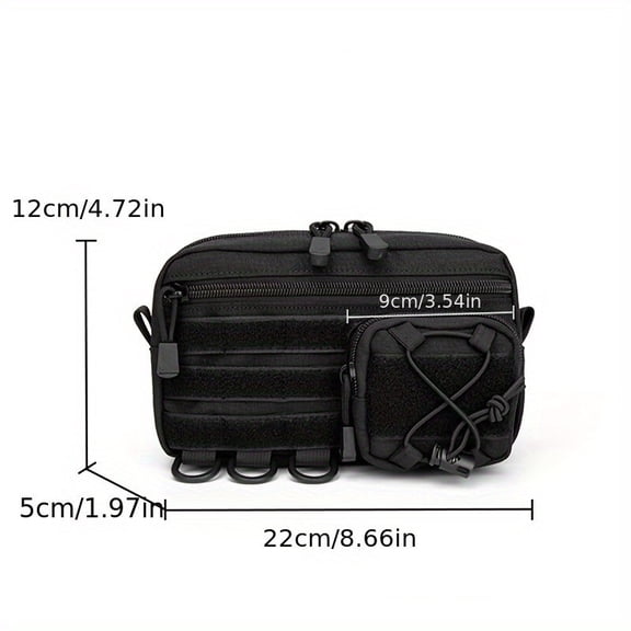 MOLLE Phone Waist Bag for Hunting with Emergency Tool Storage