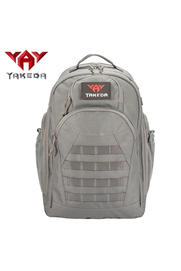 MOLLE Tactical Mountaineering Travel Outdoor Hiking Bao Jun Fan Large Capacity,Grey
