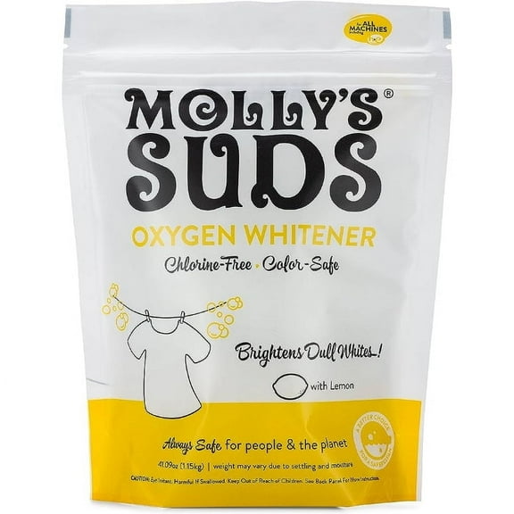 MOLLYS SUDS WHITENER OXYGEN 41.09 OZ - Pack of 6