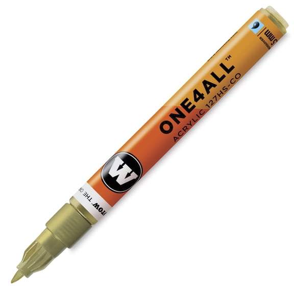 MOLOTOW 1.5mm Crossover Tip Acrylic Pump Marker Metallic Gold (228)