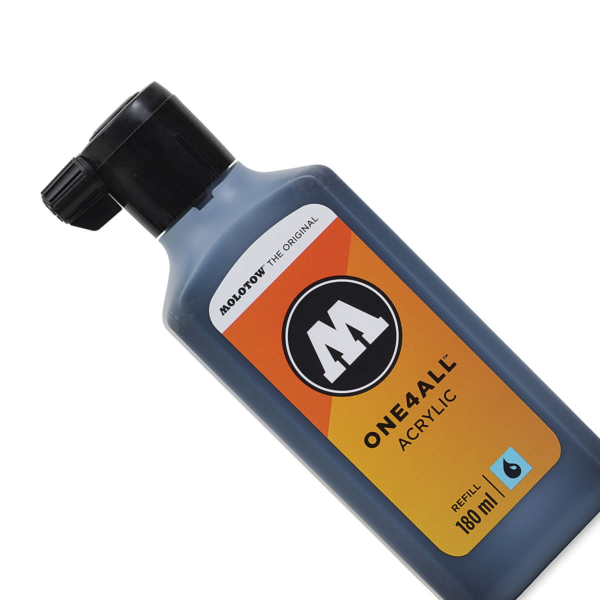 MOLOTOW 180ml Acrylic Marker Refill Signal Black