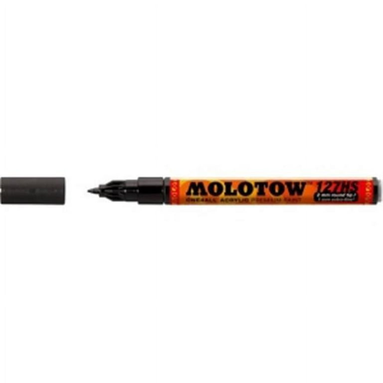 MOLOTOW 1mm Extra Fine Tip Acrylic Pump Marker Signal Black 