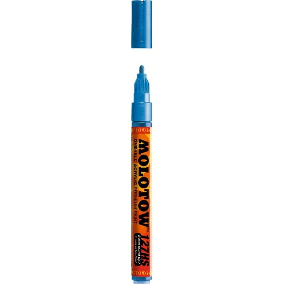 MOLOTOW 2mm Fine Tip Acrylic Pump Marker Metallic Blue