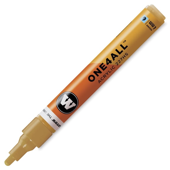 MOLOTOW 4mm Round Tip Acrylic Pump Marker Ochre Brown Light