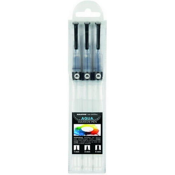 MOLOTOW Aqua Squeeze Pen 3-Set