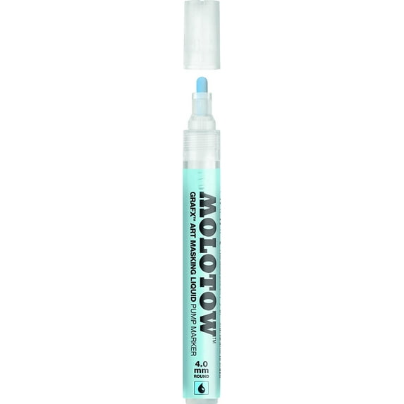 MOLOTOW Art Masking Liquid 4mm Round Tip Pump Marker